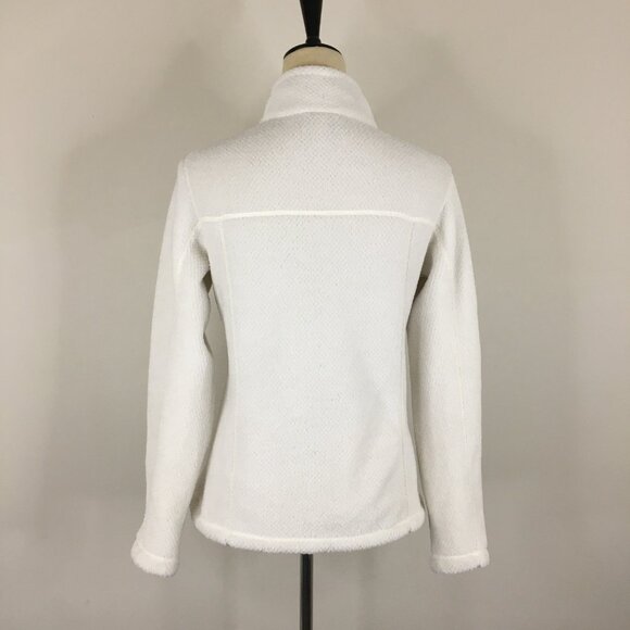 PATAGONIA White Fleece Textured Polartec Thermal Pro Breathable Active Pullover - Picture 11 of 12